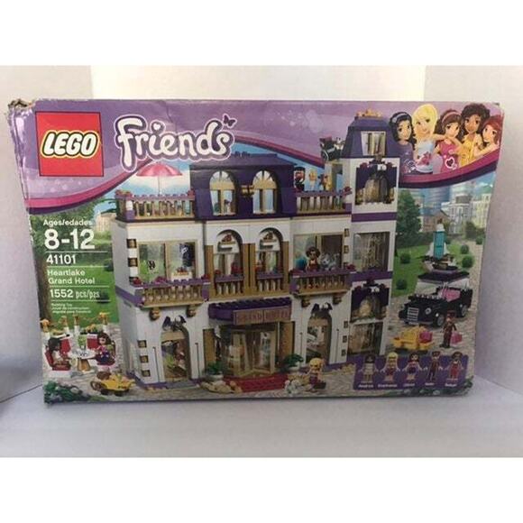 LEGO Heartlake City Grand Hotel 41101 Friends 2015 Retired Ages 8 to 12 3 story - Picture 1 of 10
